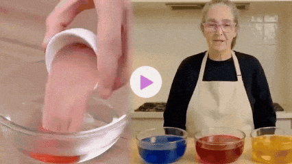 Short video demonstrating the gelatin recipe preparation